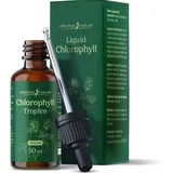 effective nature Chlorophyll Tropfen aus Alfalfa - 50 ml - Ohne Konservierungsstoffe - Besonders Natürliches, Flüssiges Chlorophyll