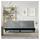 vidaXL Schlafcouch Stoff 2-Sitzer Grau