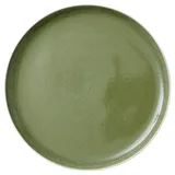 studio round North in Matte white/Shiny moss