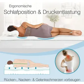 Bestschlaf Visko-Mineralschaum Topper 90 x 190 x 4 cm