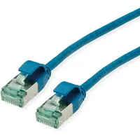 Roline RM U/FTP DataCenter Patchkabel Kat.6A (Class EA), Slim, blau, 0,15 m