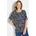 Schlupfbluse Blau 38