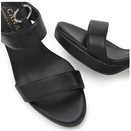 LASCANA Belle Affaire High-Heel-Sandalette, Sandale, erotisch offener Schuh mit Ring-Applikation, schwarz