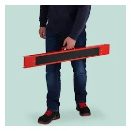 Relaxdays Arbeitsbock, 2er Set, klappbar, 100 kg, HxBxT: 78 x 100 x 49 cm, Allzweckbock Werkstatt, Stahl, rot/schwarz