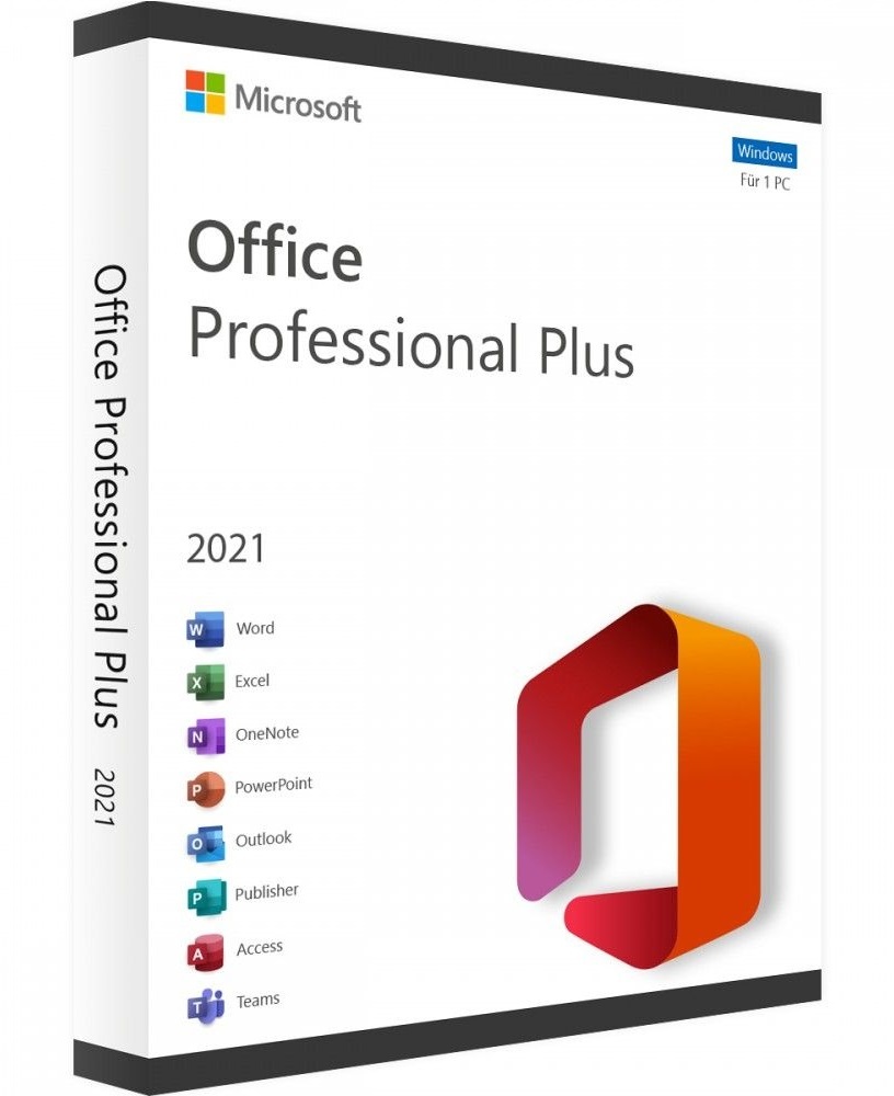 Microsoft Office 2021 Professional Plus (Online Aktivierung)