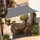 sunula Sonnensegel Balkon Polyester UV Schutz Sonnenschutz Terrasse Garten Rechteckig, Anthrazit 2 x 3 m