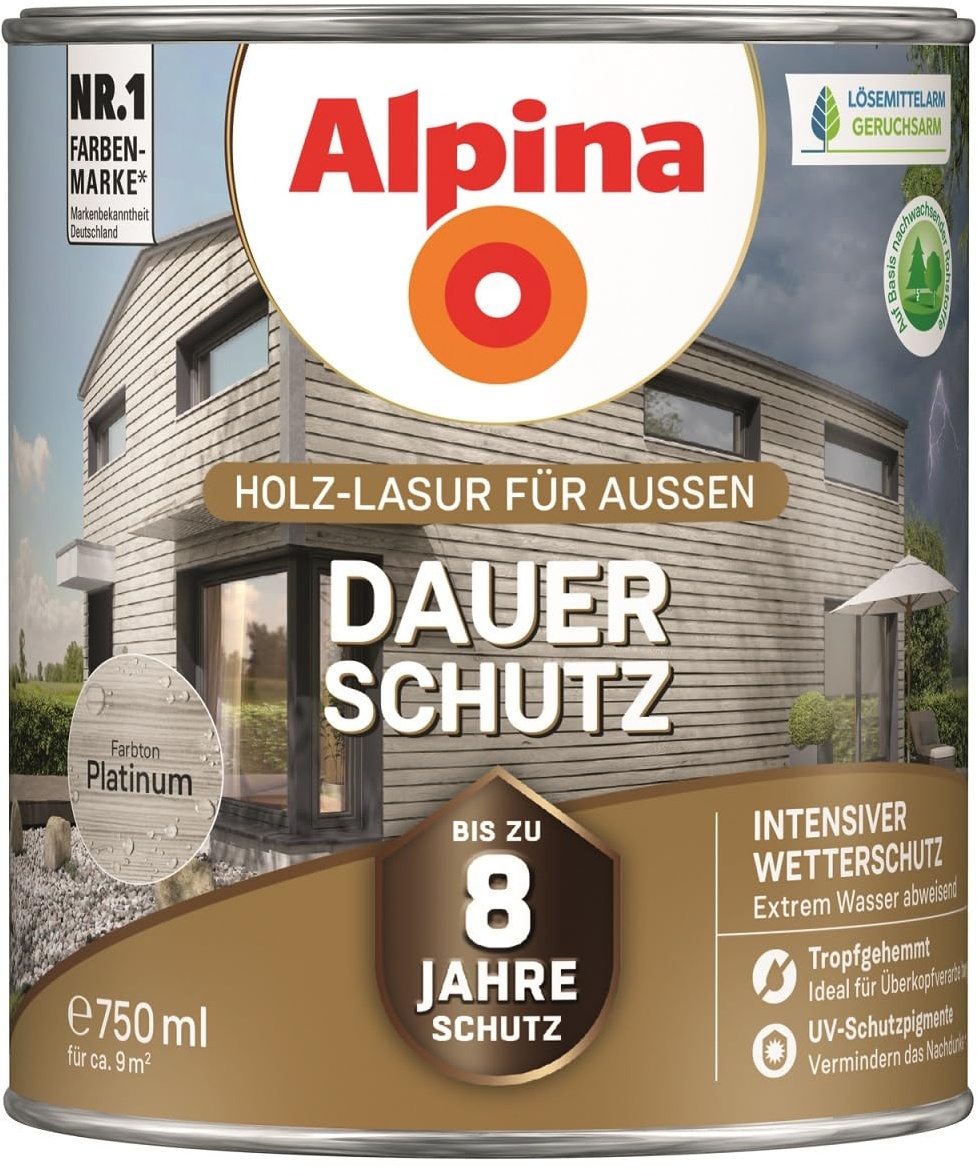 Alpina Dauer-Schutz Platinum 750ml seidenmatt