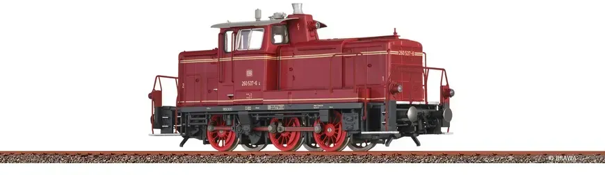 BRAWA H0 42420  - DIESELLOK BR 260 DER DB Gleichstrom Analog BASIC+