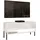 lookway Calante Lowboard 90x44x35 cm Weiß Hochglanz/Metall, Holzwerkstoff