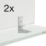 Laufen Frame 25 Set zur Fiexierung der Ablage am Spiegel, 2 Stück