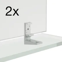 Laufen Frame 25 Set zur Fiexierung der Ablage am Spiegel, 2 Stück