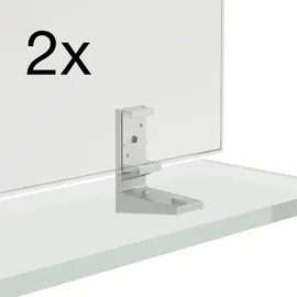 Laufen Frame 25 Set zur Fiexierung der Ablage am Spiegel, 2 Stück