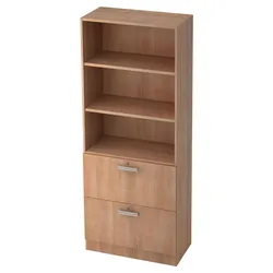 HAMMERBACHER Regalschrank 7300 NU, V7300/N/N/NU nussbaum