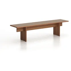 Bank SOLID, 1800 x 400 x 443 mm, Nussbaum