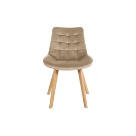 CLP 2er Set Stühle Brook Samt braun