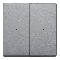 Merten Wippen für Tastermodul 2fach, System M (aluminium matt)