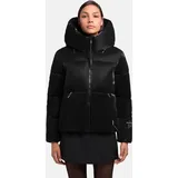 khujo Steppjacke "Audrey Shiny", Damen, Gr. XXL (44), schwarz, Obermaterial: 100% Polyester. Innenfutter: 100% Nylon.