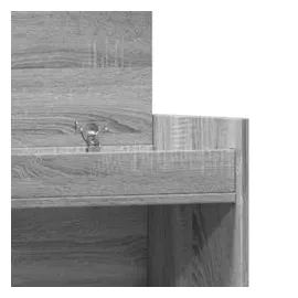 vidaXL Schuhschrank 100,5 x 100 x 28 cm grau / grau