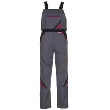 Planam Latzhose Highline Gr.54 schiefer/schwarz/rot PLANAM