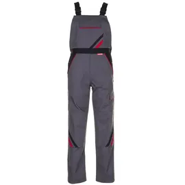 Planam Latzhose Highline Gr.54 schiefer/schwarz/rot PLANAM