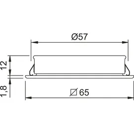 Domus Line Einbauleuchte 3er Pack Edelstahl Effekt