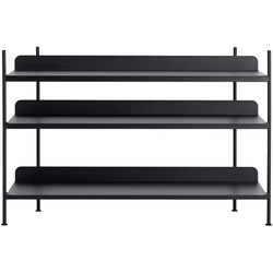 Muuto - Compile Shelving System (Config. 2), schwarz