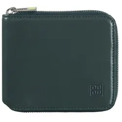 DuDu Geldbörse Leder 11 cm mangrove