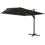 Siena Garden Ampelschirm Elio 300 cm x 300 cm Anthrazit