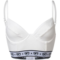 CHIARA FERRAGNI Damen BH, Bralette - mit Bügel, Logobund, Cotton Stretch Weiß XS