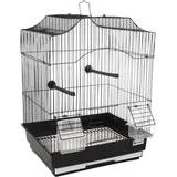 Flamingo Lampung 2 Vogelkäfig - Black - 34x28x44.5cm