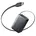 USB-A Schnellladegerät Powerbank 10 000mAh Schwarz mit Ausziehbar Kabel