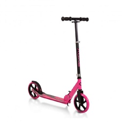 Kinderroller Storm, Höhe einstellbar, zusammenklappbar, PU Räder, ABEC-5 pink