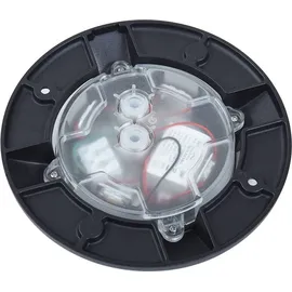 LUCANDE LED-Bodenstrahler schwarz, 4 Lichtaustritte - schwarz,