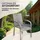 CASARIA Gartenstuhl 56 x 60 x 90 cm grau 4 St.