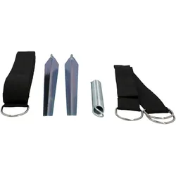 Abspannleine CARTREND, schwarz, B:39cm H:6,5cm L:10cm, Seile