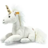 Steiff 067679 - Unica Schlenker-Einhorn, liegend, weiß, Plüsch, 27 cm
