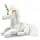 Steiff 067679 - Unica Schlenker-Einhorn, liegend, weiß, Plüsch, 27 cm
