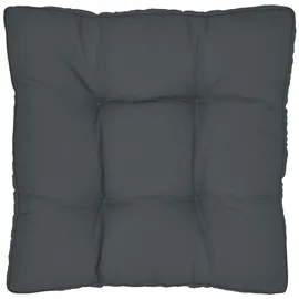 Beautissu Sitzkissen 50 x 50 x 10 cm grau 1 St.