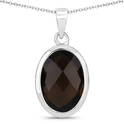 Rafaela Donata Kette Sterling Silber Lemonquarz in Black Damen 