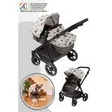 ABC-Design Migno Kombi-Puppenwagen Braun