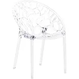 CLP Crystal Stapelstuhl 59 x 60 x 80 cm transparent