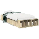 vidaXL Sonoma-Eiche 90 x 200 cm Grey
