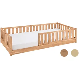 Infanskids Kinderbett Livo 120 x 200 cm Buche massiv beige
