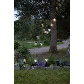 Star Trading LED Stabkerze Flamme Slim 2er-Set aus Wachs