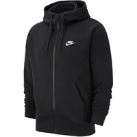 Nike Sportswear Club French Terry Kapuzenjacke black/white XL