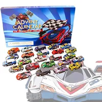 Adventskalender Autos für Jungs, 2024 Autos Spielzeug Adventskalender, Kinder Jungens Auto Spielzeug Weihnachtskalender, Weihnachten 24 Tages Countdown Kalender Auto Spielzeug