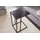 Riess-Ambiente Beistelltisch SLIM LINE 65cm anthrazit schwarz Marmor-Design Metall Laptoptisch