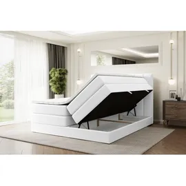 altdecor Otta King 160 x 200 cm H3/H4 Weiß Hochglanz