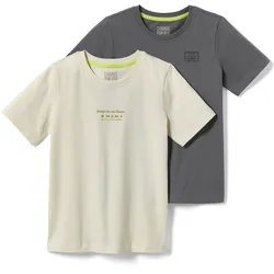 Tchibo - 2 Kinder-T-Shirts - Herren - Gr. 146/152 - creme