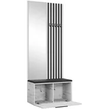 ax living Rosanno II Garderobenschrank 80,6 x 40 x 204 cm Beige